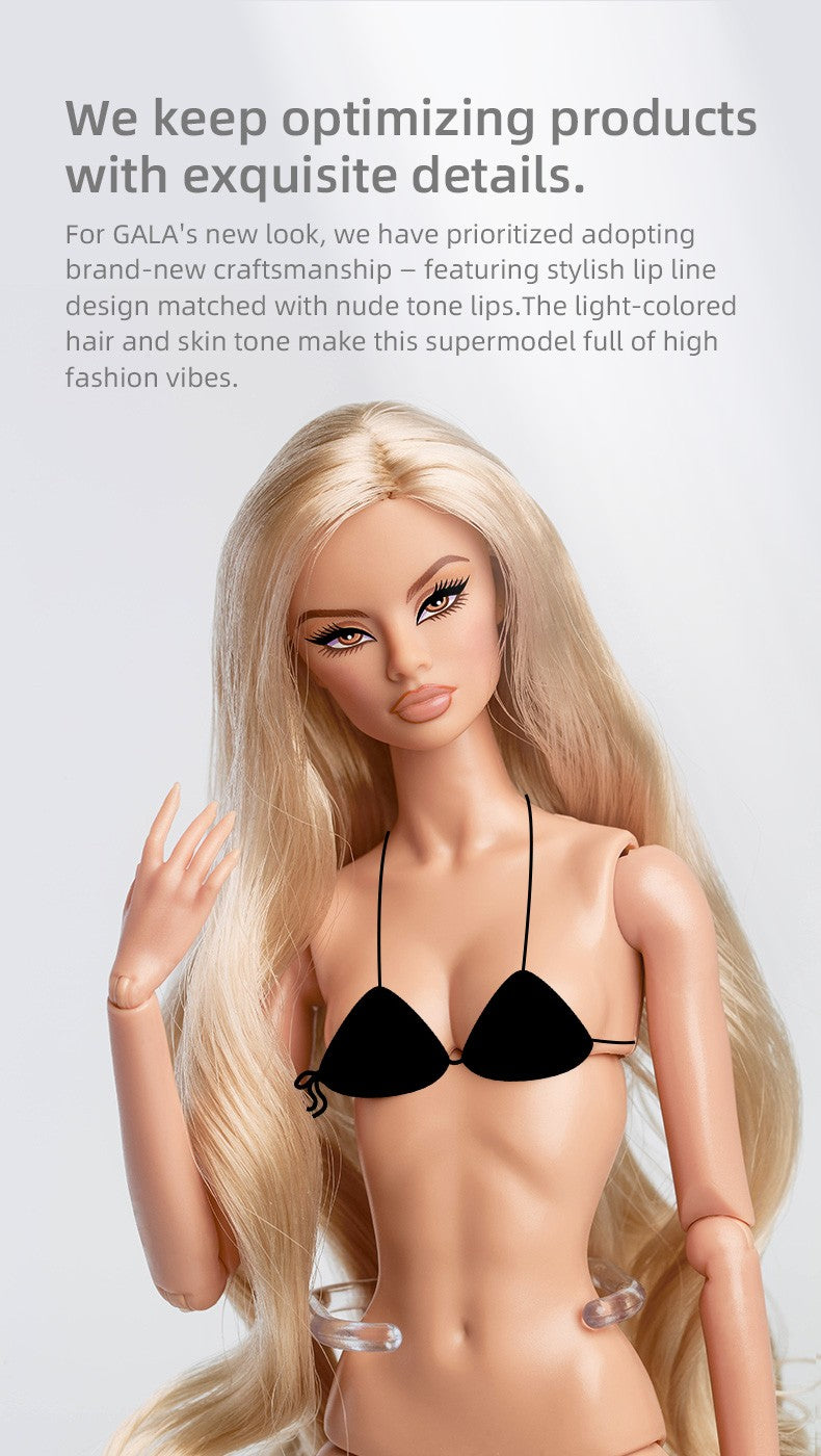 Xianxian Doll 32cm GALA Second Generation BJD Ball-Jointed Supermodel Blonde Caramel Wine-Red Limited Collector Birthday Gift