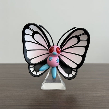 6,5 cm/2,56 pol. Anime Pokémon Figura Butterfree Bonecos de Ação Modelo de Coleção em PVC Brinquedos para Presentes Infantis