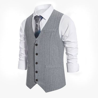 Mens 1920s Costume Mafia Gangster Carnival Costume Peaky Blinders, 20 Piece Accessory Set with Vest and Suspenders Pocket Watch
