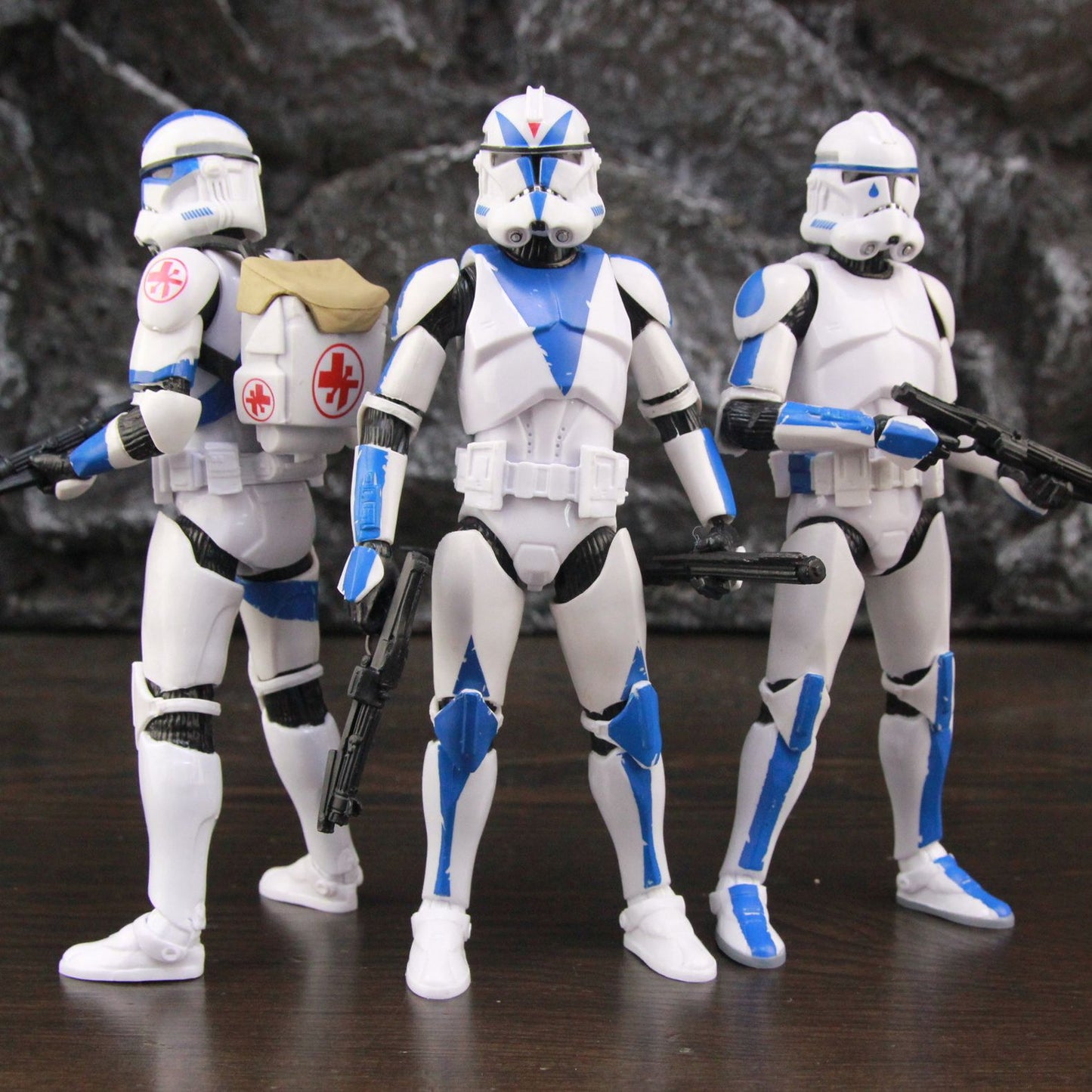 Star Wars 501st Legion ARF ARC Trooper Jesse Hardcase Commander Bane Denal Tup Dogma Boneco de Ação 6" Fase 2 Rex Team Clone Brinquedo