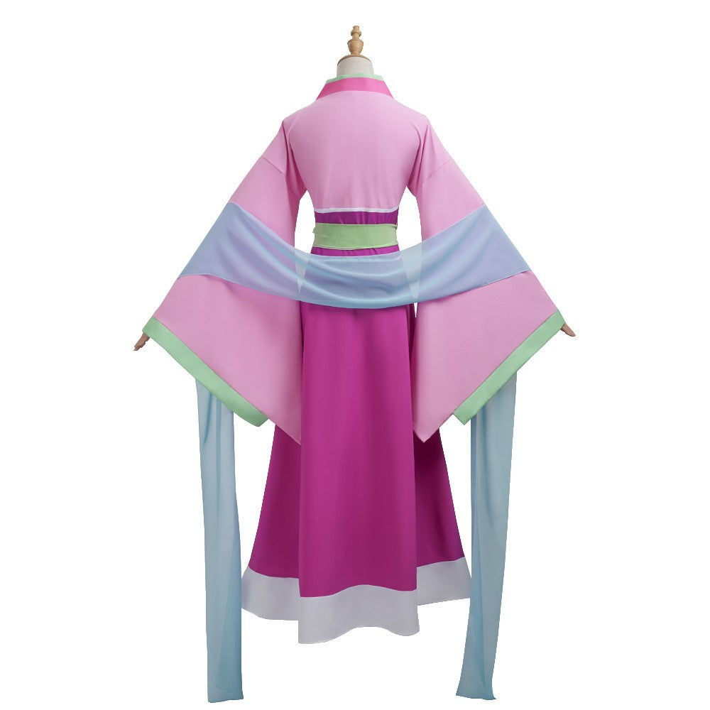 Anime Maomao Cosplay Costume Wig The Apothecary Diaries Pink Dress Role Playing Outfits Halloween Party Comic Con Clothes Suits