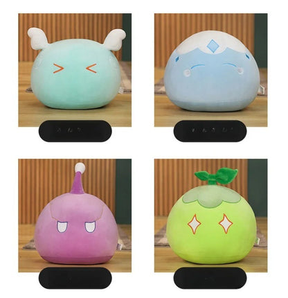 Genshin Slime Plush Throw Pillow Cute Genshin Impact Stuffed Cushio Sofa Decorative Throw Pillow Sleeping Back Cushion Decor