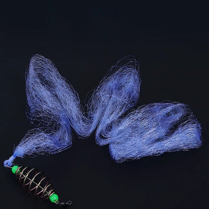 Rede de Pesca de Alta Qualidade, Fio de Alta Qualidade, Aço de Alto Carbono, Rede de Emalhar Azul Esverdeada, Contas Luminosas, Acessórios de Pesca de Cardume de Cobre
