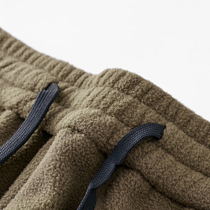 Brand Winter Wool Sweatpants Men's Thickened Double-Sided Fleece Casual Trousers Jogger Men's Outdoor Down Cotton Warm Pants