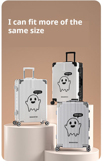 2025 New Suitcase ABS Durable Large Capacity Suitcase 20/22/24/26/28-inch Men's Carry-on Roller Suitcase Travel Check-in Case