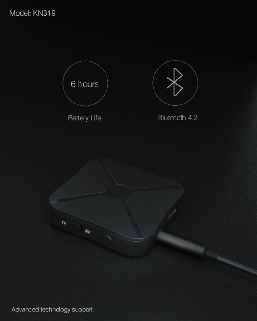 2 in 1 Bluetooth Transmitter Receiver Wireless 3.5mm AUX Stereo Bluetooth Audio Receiver Adapter  For Car TV/Home Audio Systems