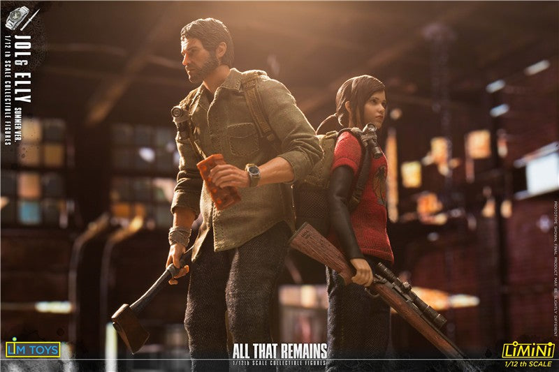 Novo Estoque LIMTOYS LMN004 LMN005 LMN006 1/12 The Last Survivor Joel Ellie Action Figure Modelo 6'' Soldado Conjunto Completo Brinquedos