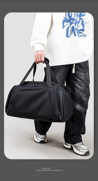 Customized Travel Bag Logo Large Capacity Storage Bag Men's Handheld Shoulder Bag Sports Gym Bag DIY