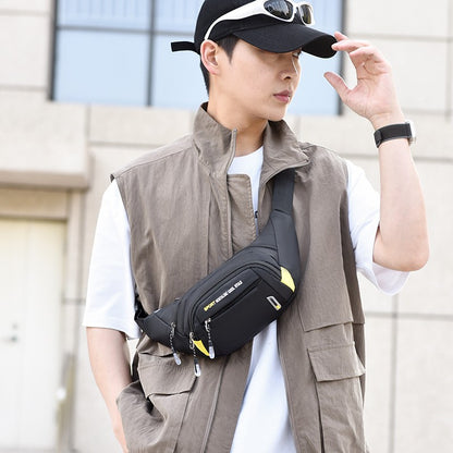 Unisex Mobile Waist Bag - Large Capacity, Water-Resistant, Durable for Work & Travel, Fashion Crossbody Pack Sports Bag