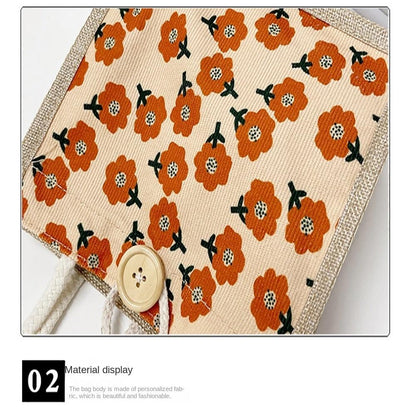 Organization Crossbody Bag Fashionable Cloth Bag Lunch Box Shoulder Bag Handbag