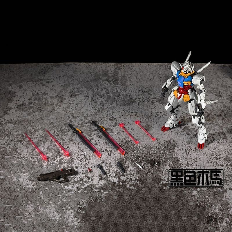 Black Trojan MG 1/100 Transformation Aço Fio Duplo Estilo Antena RX-78-2 Unicórnio Figuras Modelo Montado Mecha Brinquedo presentes