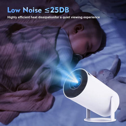 Projector 8K Wifi6 Projector 290ANSI Android 11 Dual WIFI Allwinner H713 BT5.0 1280*720P Home Cinema Outdoor portable HY300 Pro