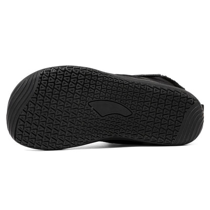 New Children's wide toe barefoot snow boots Little/Big/Kid Wide Toe Minimalist Sneakers Girls waterproof high-top cotton shoes