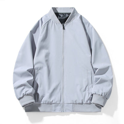 Men's Baseball Uniforms in Spring and Autumn Versatile Trendy Jacket Casual Stand Collar
