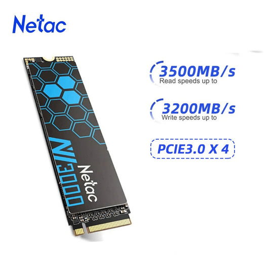 Netac 3500MB/s SSD 1TB 2TB 250GB 500GB SSD NVMe M2 2280 PCIE3.0X4 Hard Drive Internal Solid State Disk for Laptop PC