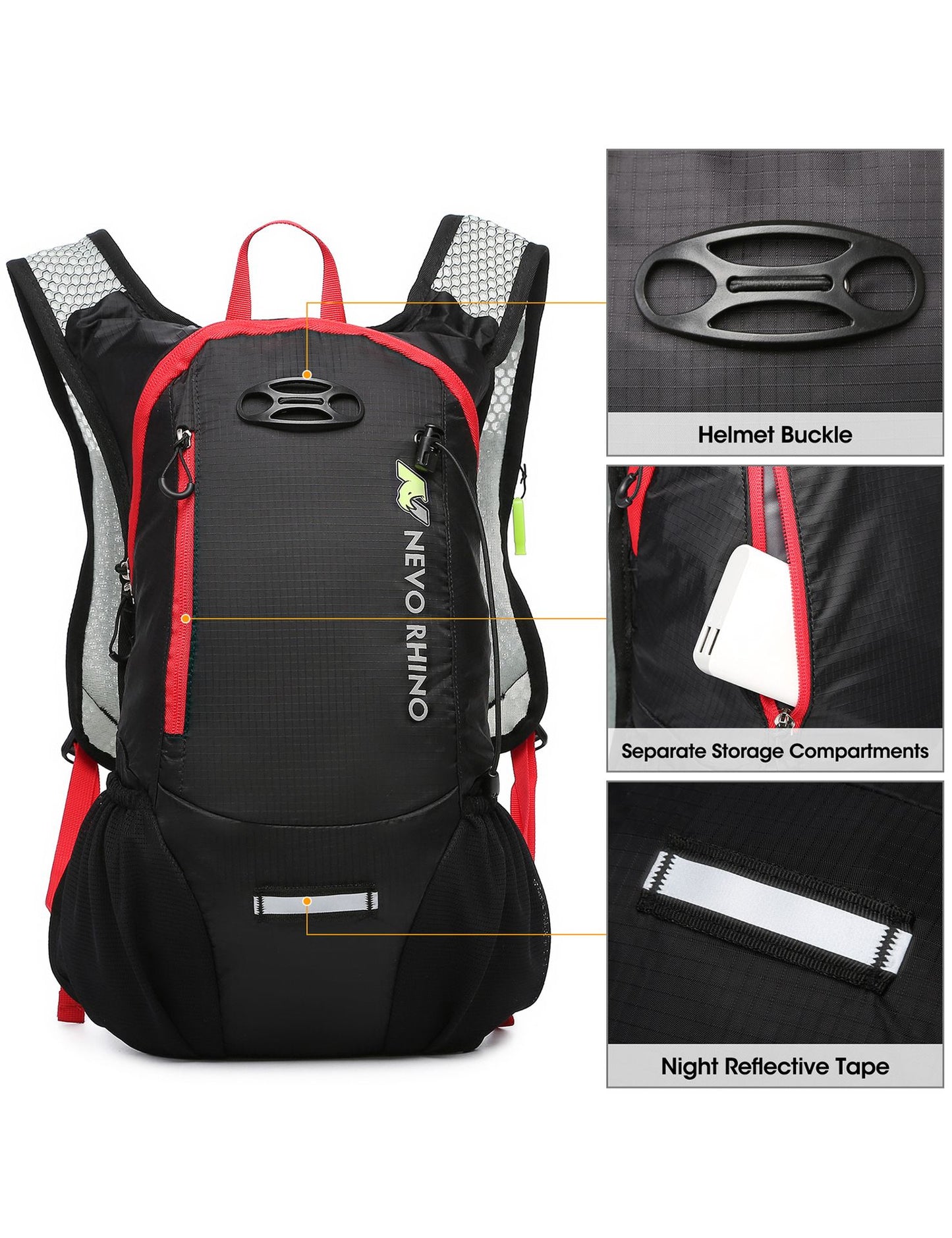1 Mochila de Hidratação Leve, Mochila de Hidratação para Corrida com Reservatório de Água de 2L para Ciclismo