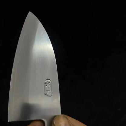 6.3 Inch Deba Knife 3-Layer BG42 Aviation Special Steel Double-edged Blade Cleaver Chopper Handmade Kitchen Knives With Cover