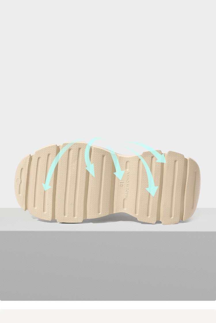 Super Cool Beach Sandals Comfortable Thick EVA Soles Antislip Outdoor Slippers Fashion Slides Street Normal Style Shoes