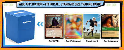 Caixa de Baralho TCG Commander Deckbox para MTG Yugioh PKM Cards Caixa Organizadora de Armazenamento de Cards para mais de 100 Cards de Magic Sport Board Games