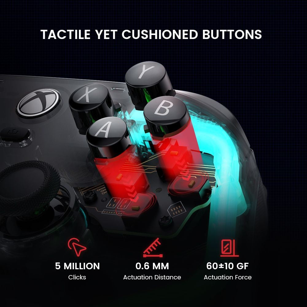 GameSir Kaleid Xbox Controller Wired Gamepad for Xbox Series X, Xbox Series S, Xbox One Game Console, with Hall Effect Joystick