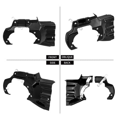 Engine Transmission Interface Cover For Harley Softail Fat Boy Deluxe Classic FLSTF 2007-2017 Standard Slim FXST FLS Motorcycle