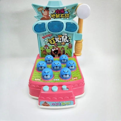2025 New whack-a-mole electric toy baby early education enlightenment game console children interactive knock knock music toys