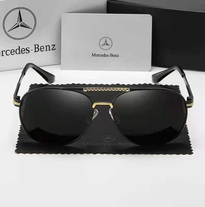 For Mercedes Benz A B C E S V Class GLB GLC GLE AMG Pilot SLK SLC ML Car High Men Anti Glare Driver Goggles Polarized Sunglasses