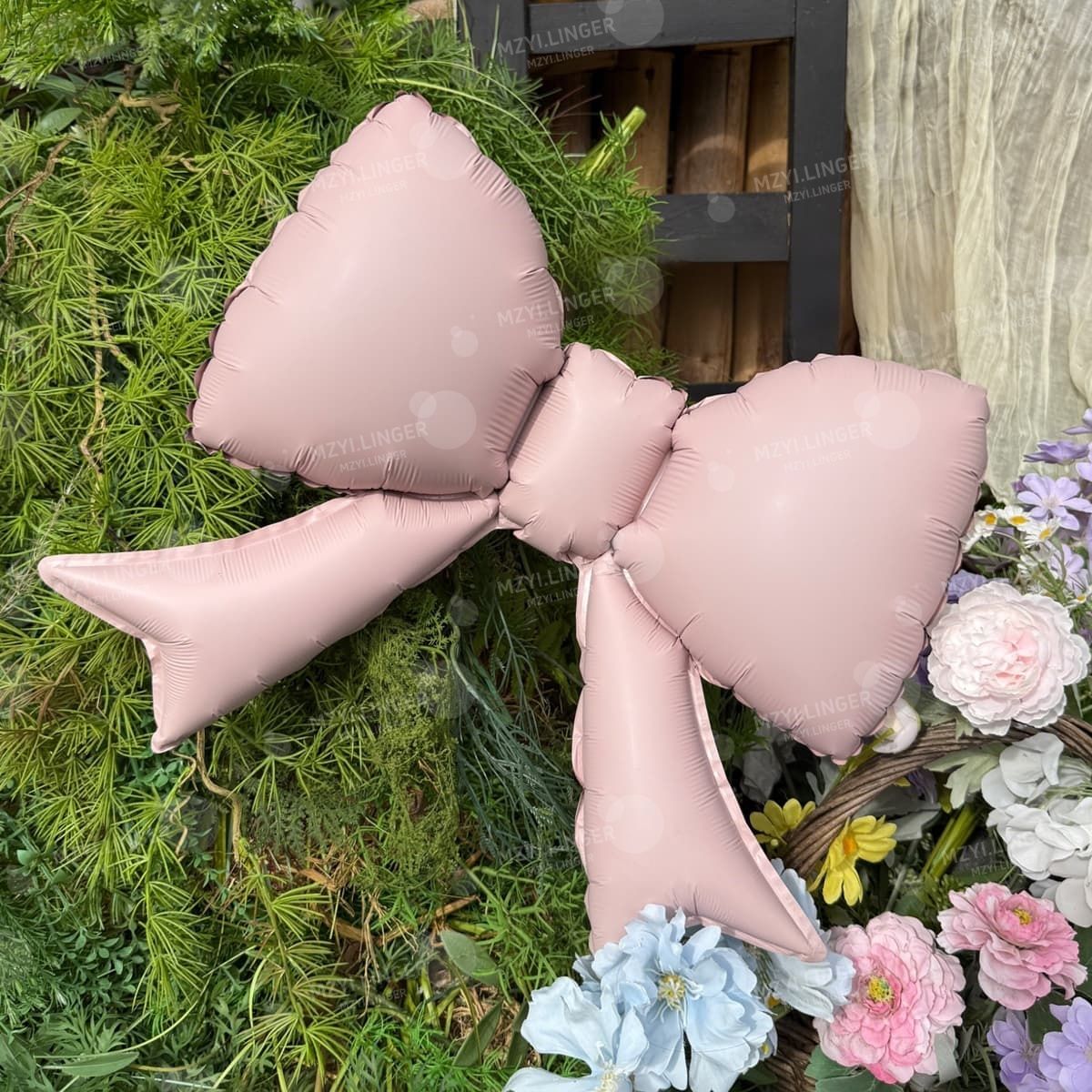 Pink Bow Birthday Balloon Happy Birthday Letter Balloon Used for Wedding, Valentine's Day, Birthday, Proposal Decoration Decor