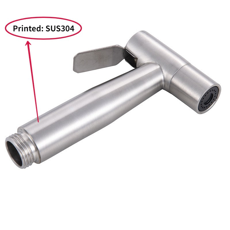 Pulverizador de Bidê Portátil para Vaso Sanitário de Aço Inoxidável, Pulverizador de Torneira Portátil, Cabeça de Chuveiro para Casa e Banheiro, Acessórios de Limpeza Automática