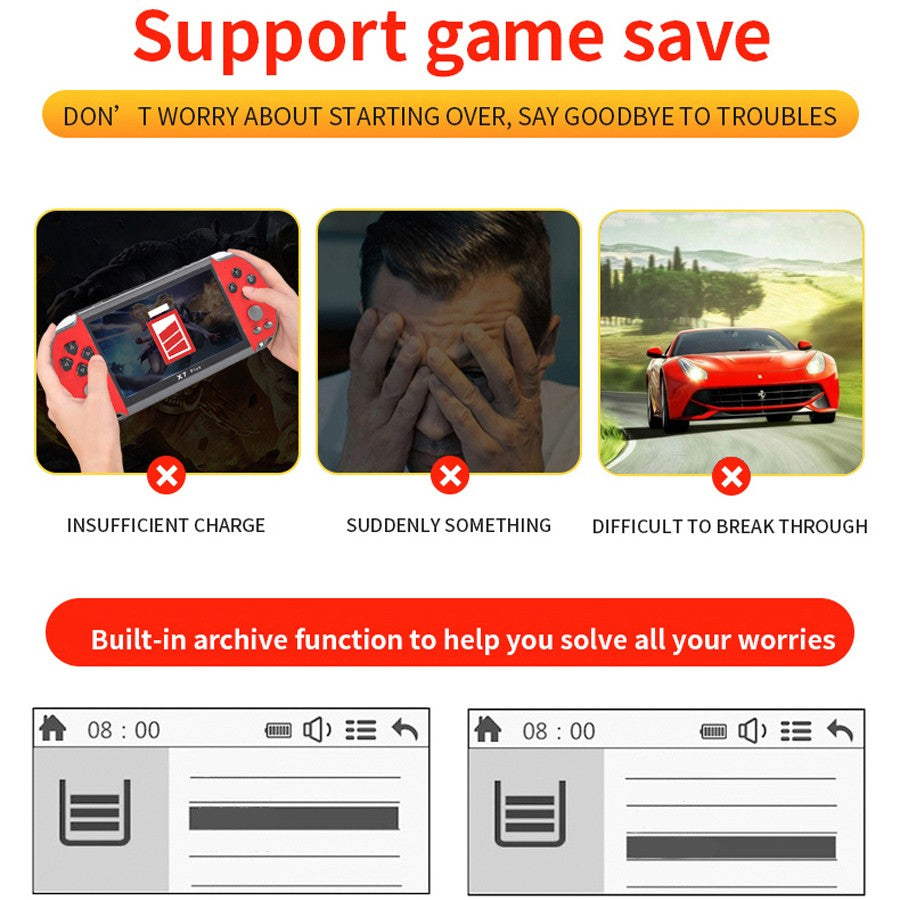 Portable Handheld Videogame TV Retro Video Game Console Arcade Player for Children Mini Machine Emulator Retrogame Gaming Device