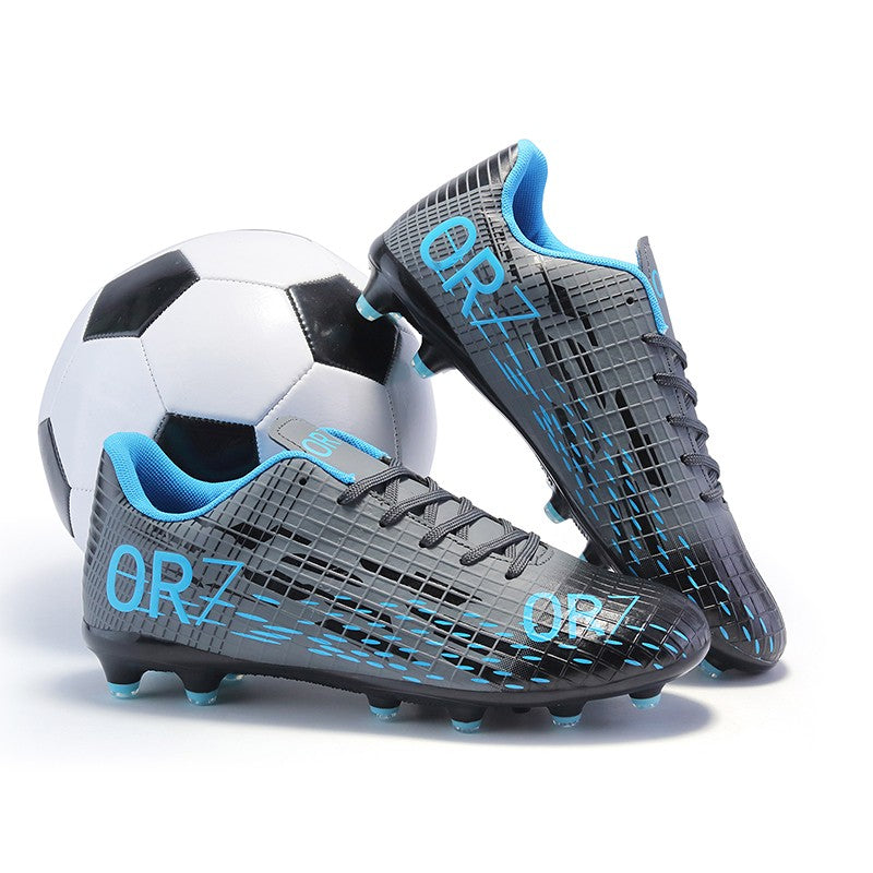 TF/FG Football Field Boots Original Men Women Studded Football Shoes Turf Match Ultralight Soccer Shoes Cleats Unisex Resistant