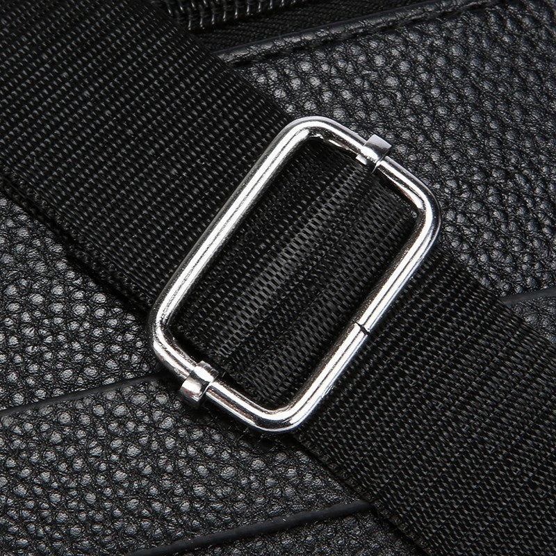 New Style Casual Men's Single Shoulder Bag - Portable Side-Hand Carrying Bag With Wrist Strap - Business-Style Crossbody Bag