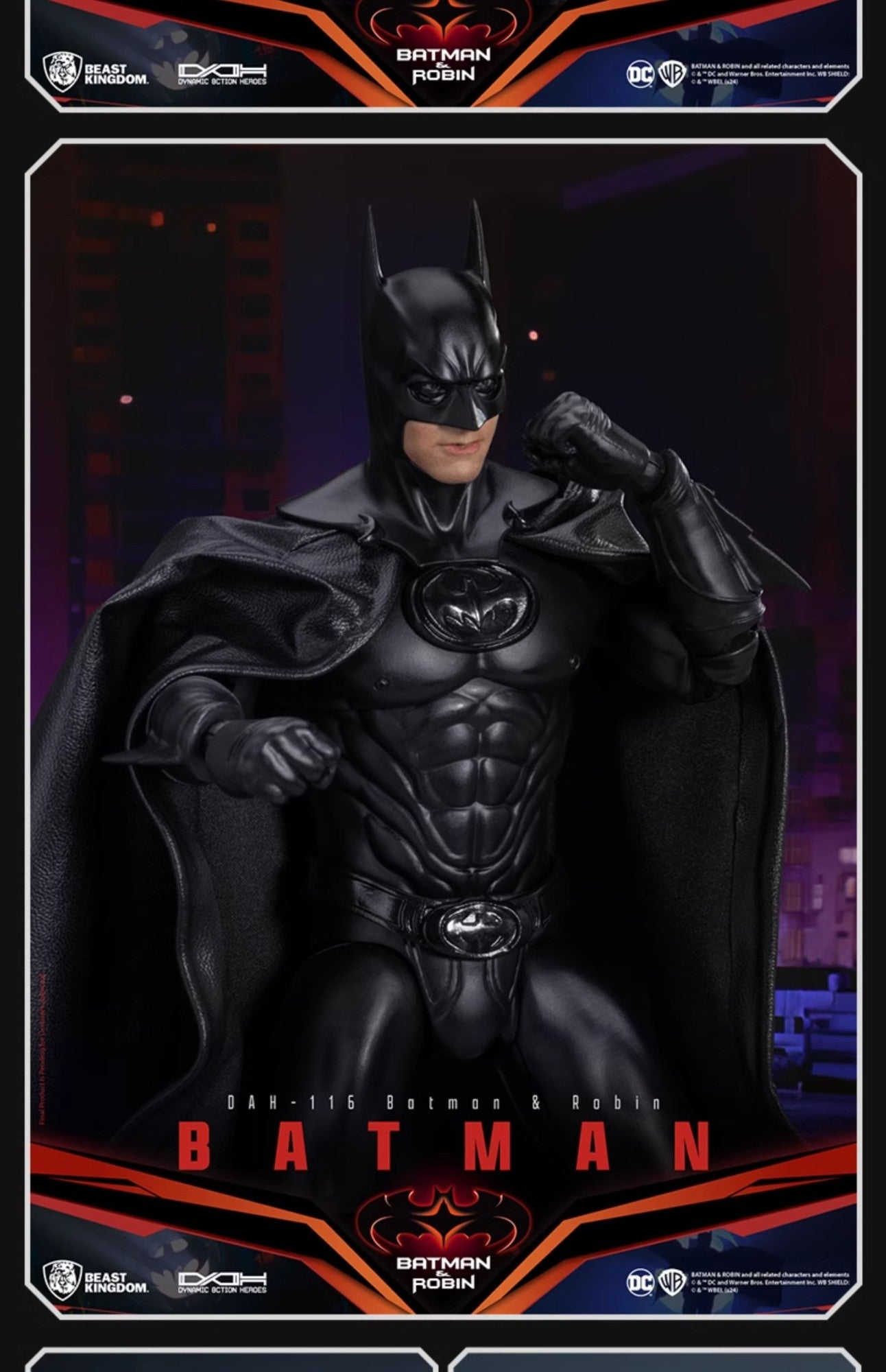 Dc Figures Beast Kingdom Bell Keaton Pattinson Clooney Batman Action Figurebatman Figure Dc Action Figures Model Gift Original