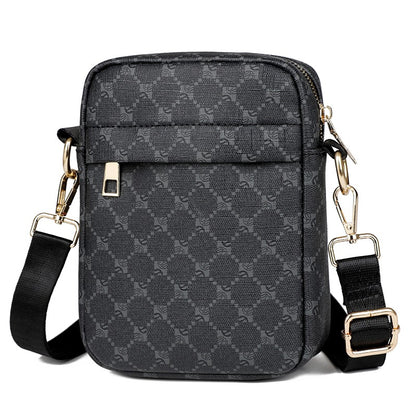 Luxury Designer Men Small Shoulder Bag PU Leather Messenger Crossbody Phone Bag For Men Vintage Style Men Handbag Bag Bolsa Sac