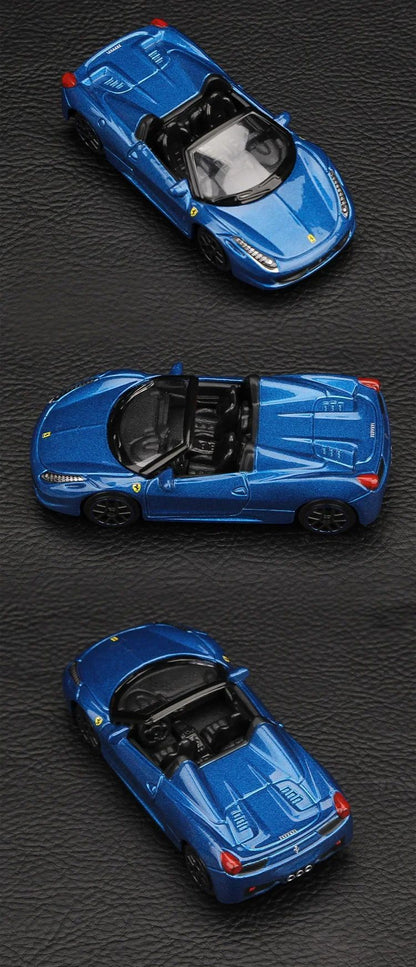 New In Stock Bburago 1:64 Ferrari 812 Competizione Yellow Alloy Miniature Ferrari Datyona Sp3 Sports Diecast Model Custom Toys