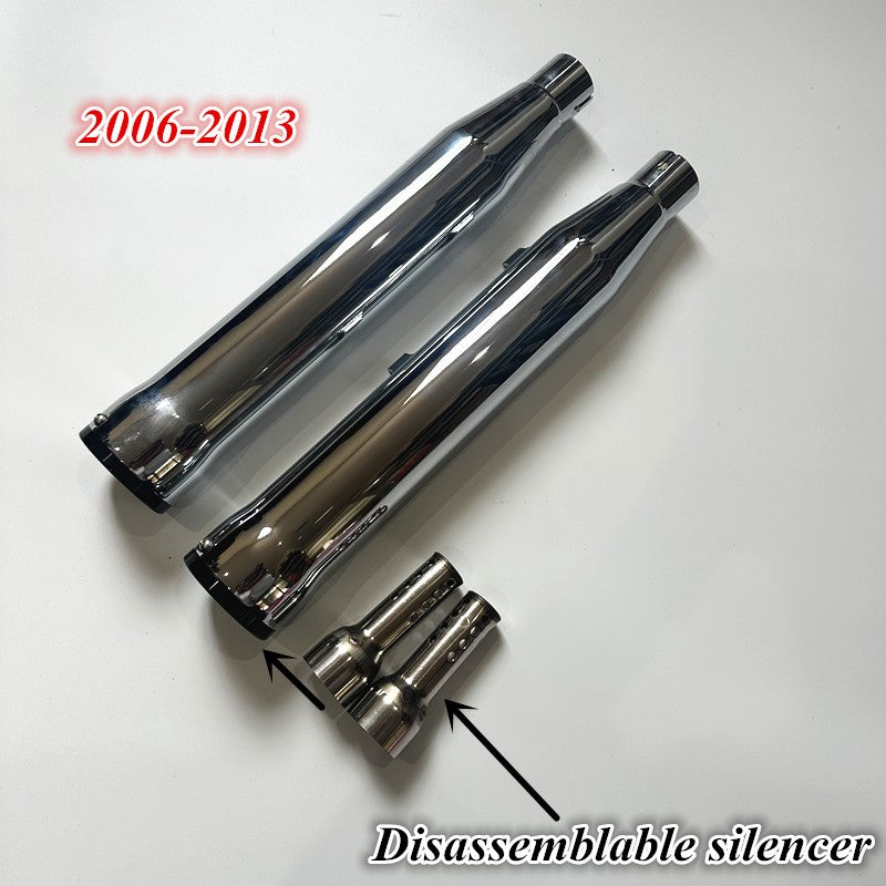 For Harley XL883 1200 X48 custom low bass cobra exhaust back section, cobra exhaust with detachable