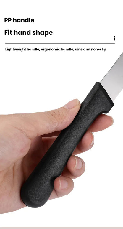 Stainless Steel Steak Knife Kitchen Utensils Cutlery Practical High Quality Plastic Handle Available In Dishwasher Peel Knife