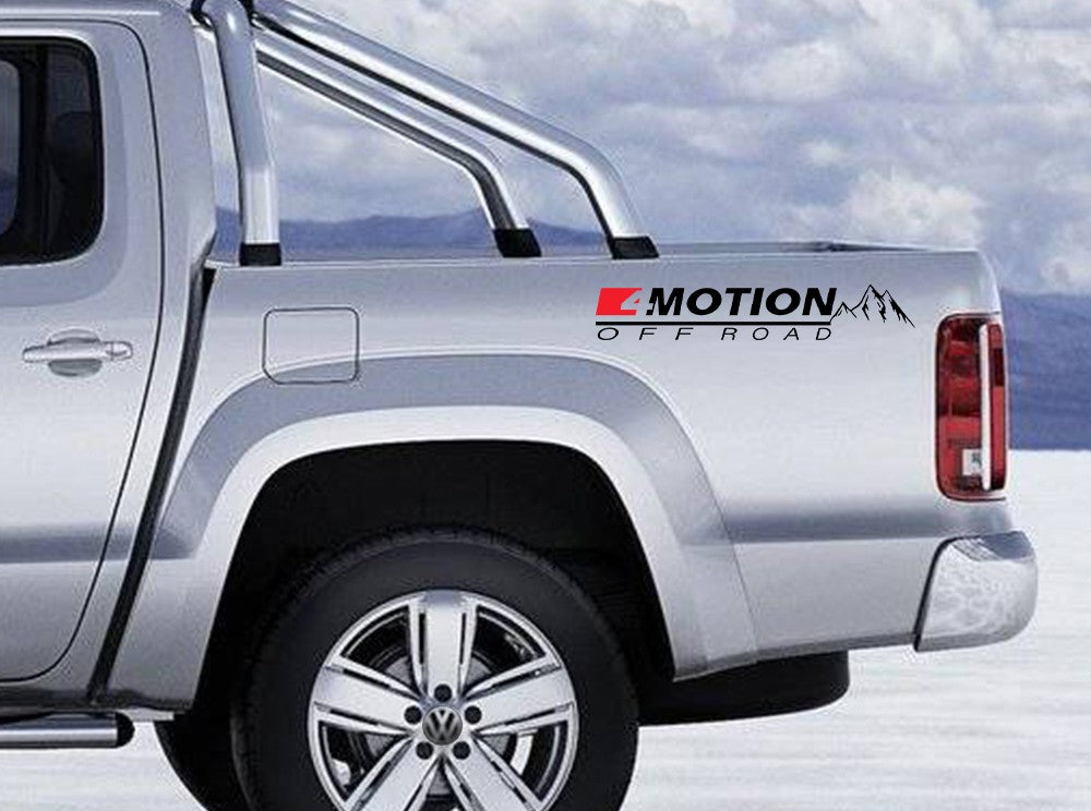 Car Sticker For Volkswagen VW Amarok V6 4Motion Tdi Pickup Body Side Off Road Decor Decal Truck Vinyl Cover Auto Accessories