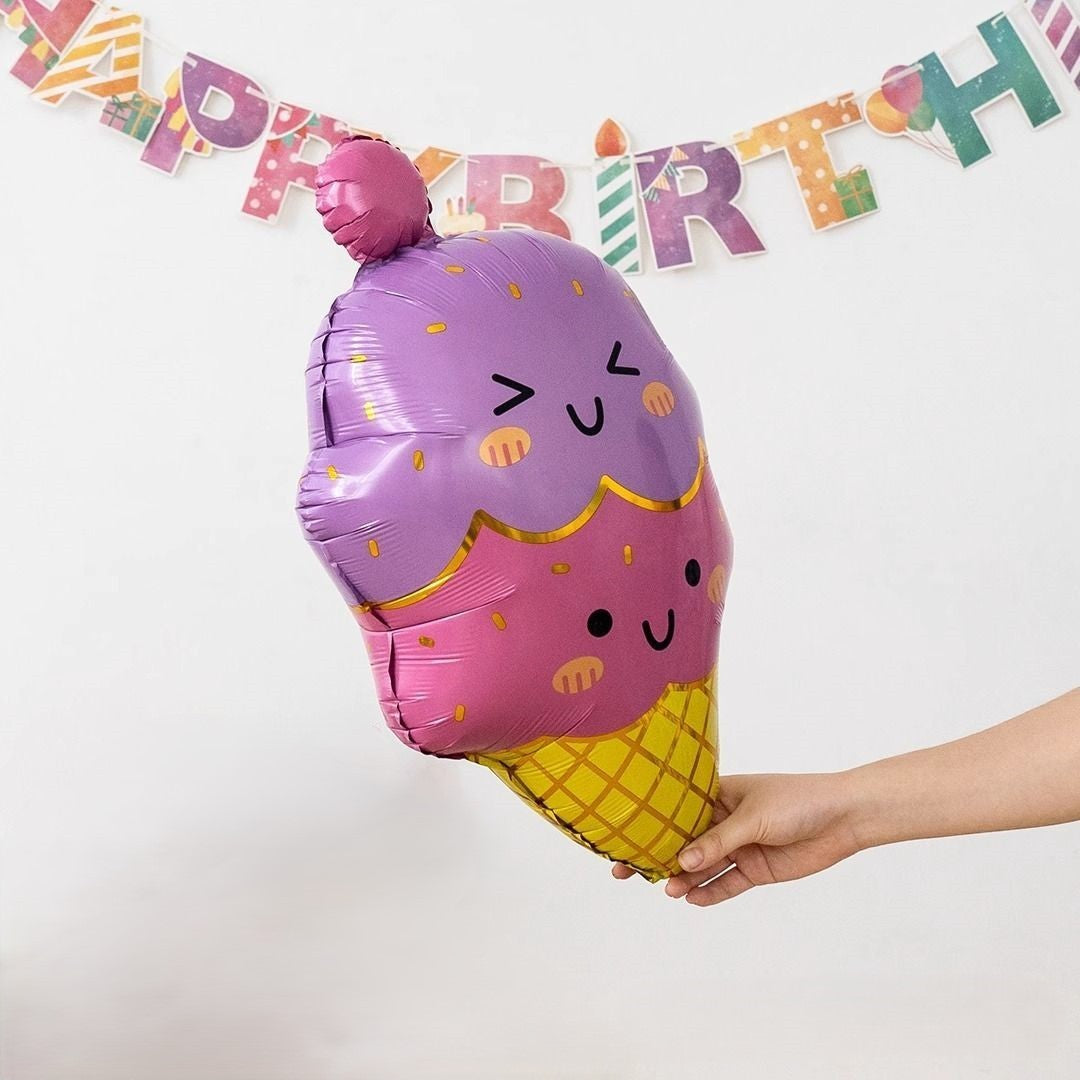 7pcs Candy & Ice Cream Theme Balloons Set pink balloons decoration party birthday balloons decoration party princess