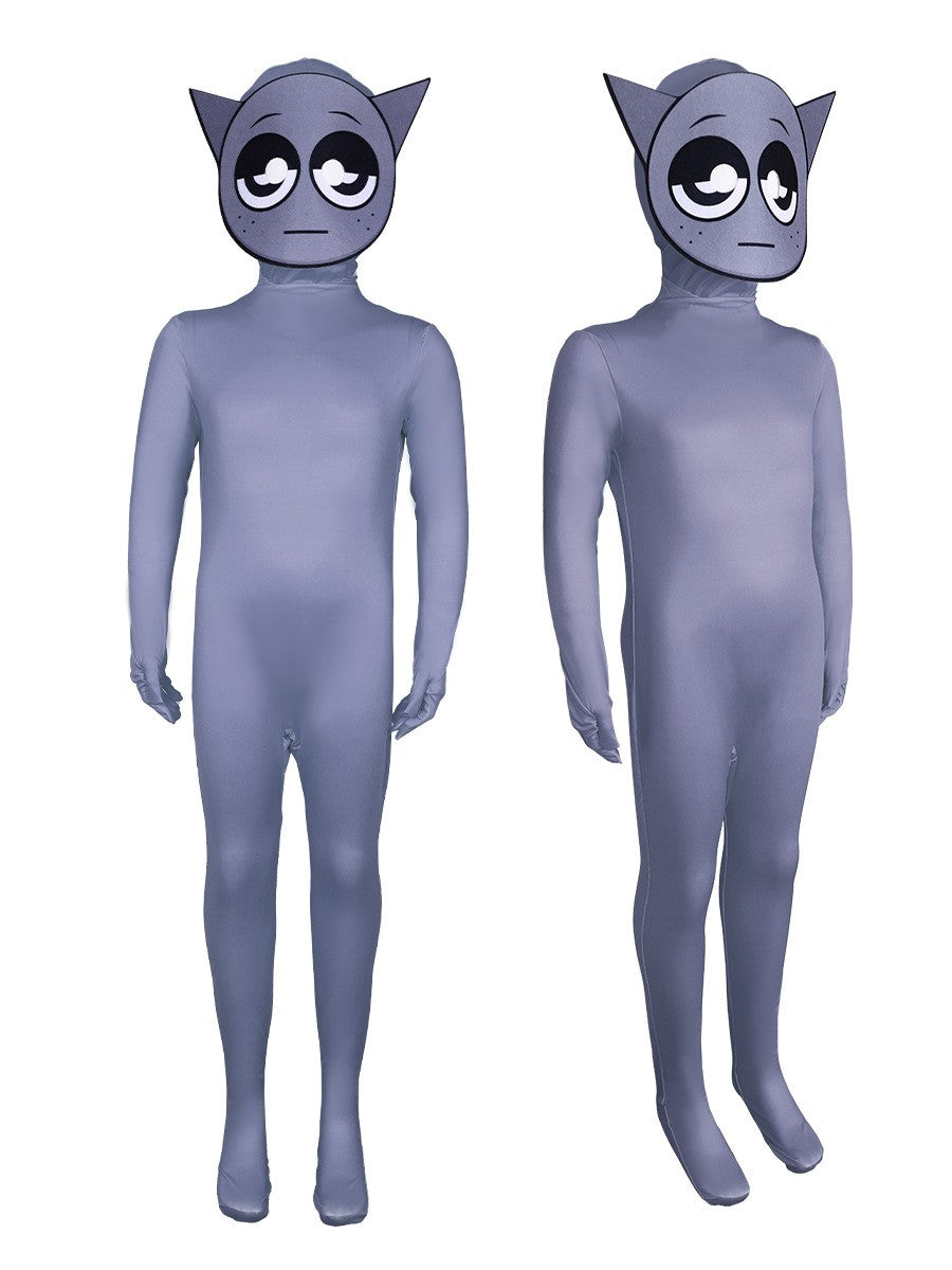 In-Stock Sprunki Incredibox Cosplay Costume - Halloween Stage Performance Bodysuit