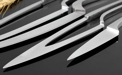 XITUO 4pcs Multi Kitchen knives Stainless steel Cascading knife combination Sets Chef knife peeler Boning Cleaver Utility Knives