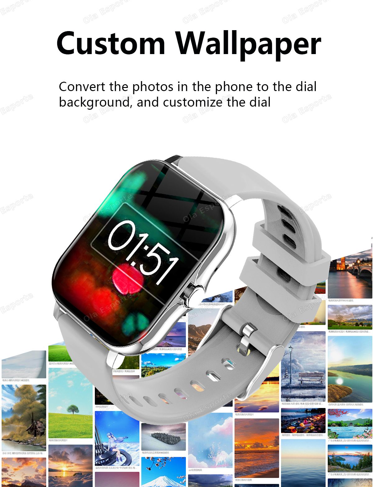 2025 Smart Watch 2.01 Inch HD Display Bluetooth Call Message Preview Sport Modes DIY Dial Weather Forecast Watches For Men Women