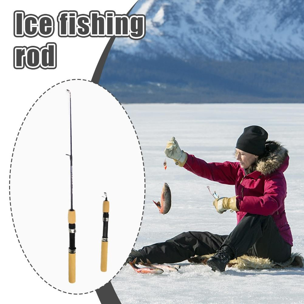 55/65/76cm Scalable Mini Winter Ice Fishing Shrimp Rod, Ice Fishing Rods, Lure Fishing Rods, Fishing Tackle Accessories