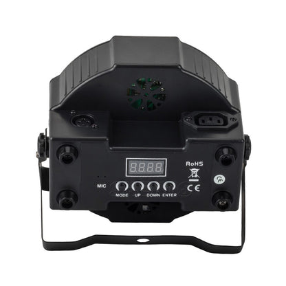 SHEHDS 1pcs LED 7x12W  Par Light 7x18W RGBWA+UV Moving Head Light Wash DMX 512  DJ Dicso Nightclub Party Christmas Audience
