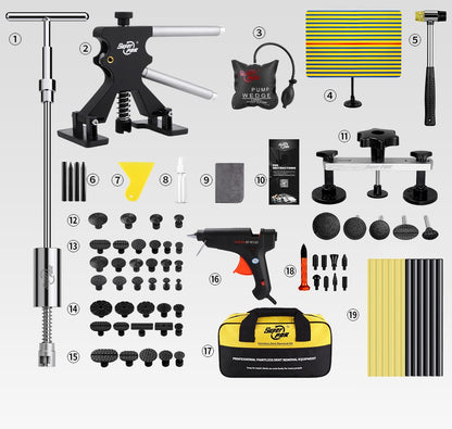 Ferramentas Super PDR para Reparo de Amassados Kits de Remoção de Amassados Reparo de Amassados sem Pintura Kit de Repuxador de Carroceria para Automóveis