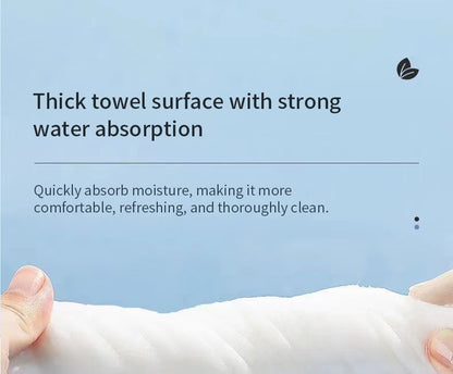 Extra Thick Disposable Facial Towels - Gentle and Absorbent Cotton Makeup Remover Wipes