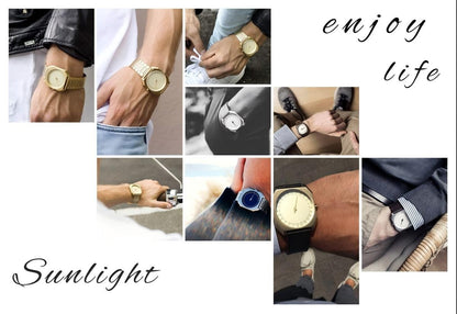 SKU watch Light Luxury Fashionable Unique Retro Niche-Designed Men's Quartz Watch Mens timepiece watches for man male