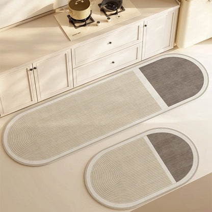 Super Absorbent Kitchen Floor Mat Long Diatomite Kitchen Rug Soft Washable Carpets Anti Slip Bathroom Entrance Doormat ????