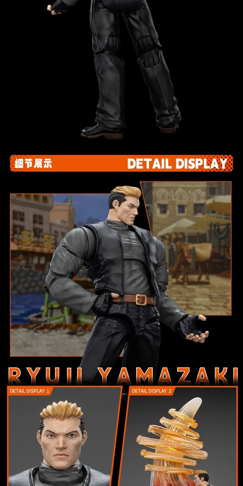 JOYTOY SNK KOF '98UM' 97 Special Team Ryuji Yamazaki Billy Kane Blue Mary 1/18 Bonecos de Ação Modelo Colecionável Brinquedo Presente para Menino