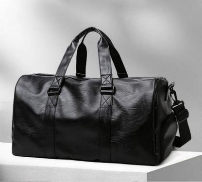 Golf Boston Bag Golf Clothing Bags Travel Business Handbag Large-capacity Crossbody Handbag Soft PU Leather Sports Fitness Gifts